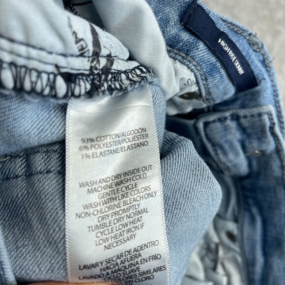 Calvin Klein Women's Size 10 High Rise Skinny Jeans Light Wash Denim - Picture 8 of 9